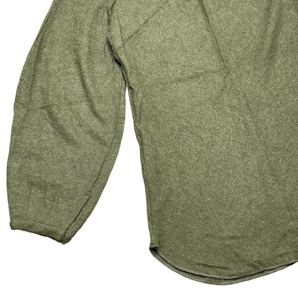 Isabel Marant Sweater Small Puffed Sleeve Pullover Alpaca Wool Dark Green - Picture 3 of 13